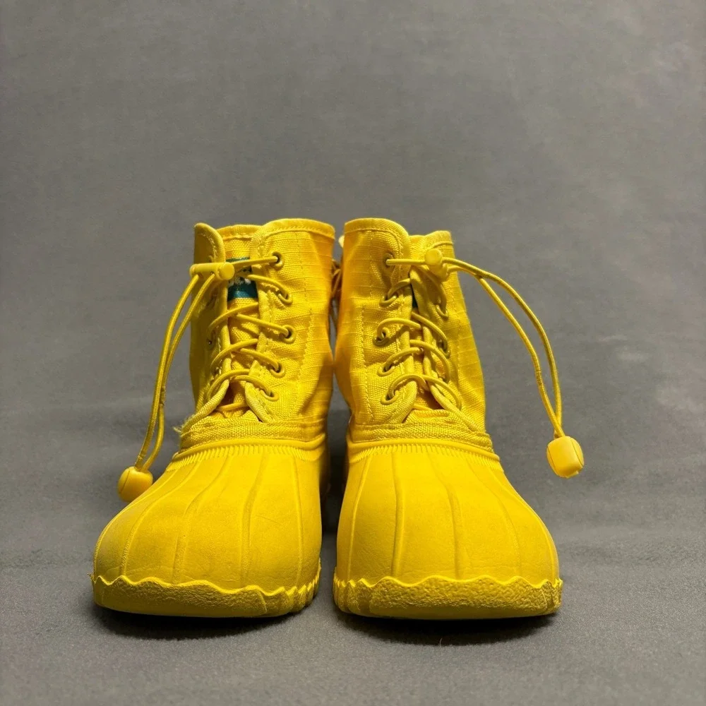 NATIVE Unisex Kids Jimmy Rain Boots in Yellow Size C13